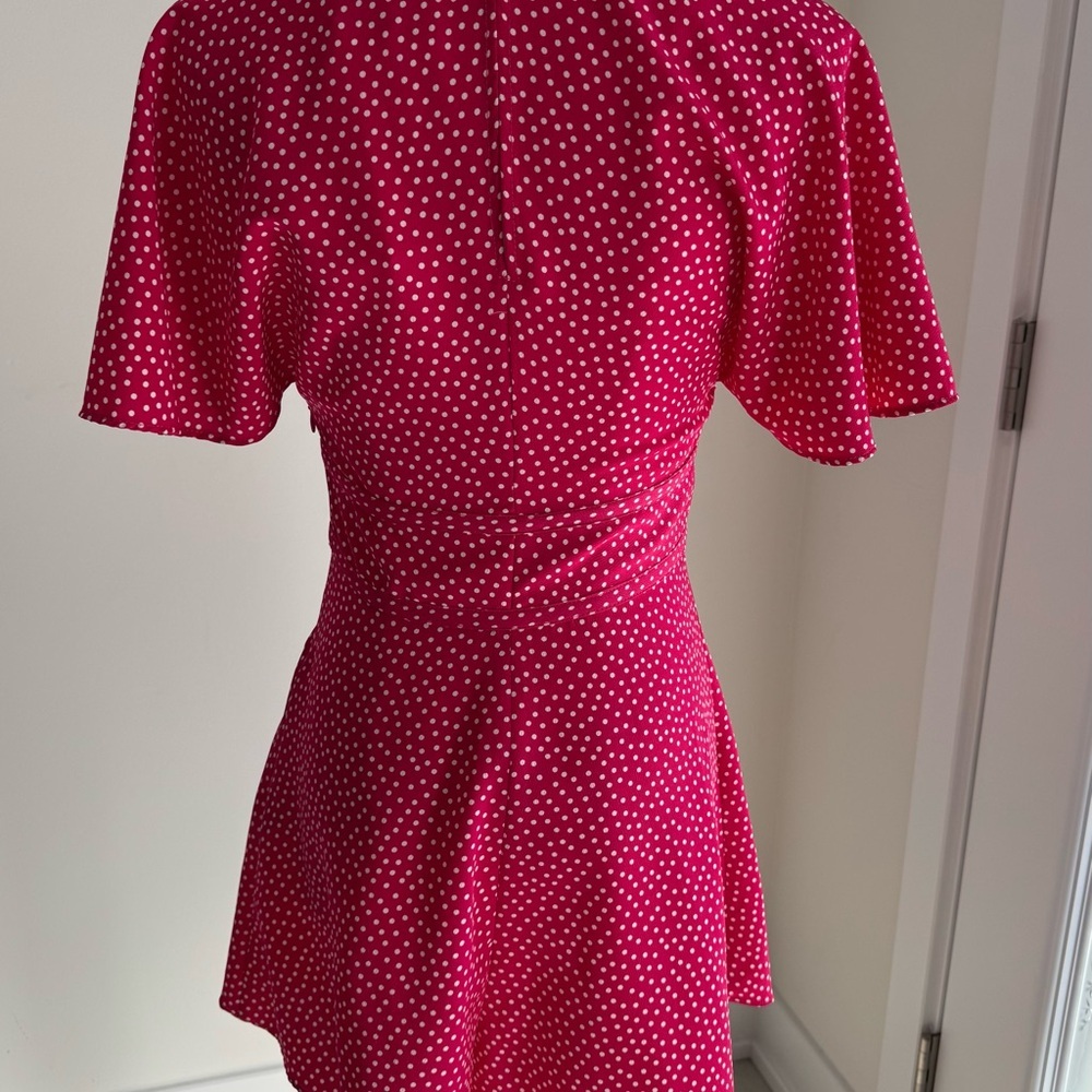 Zara Red and White Polka Dot Dress - Picture 6 of 14